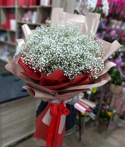 Букет цветов из: Гипсофила в Каменногорске