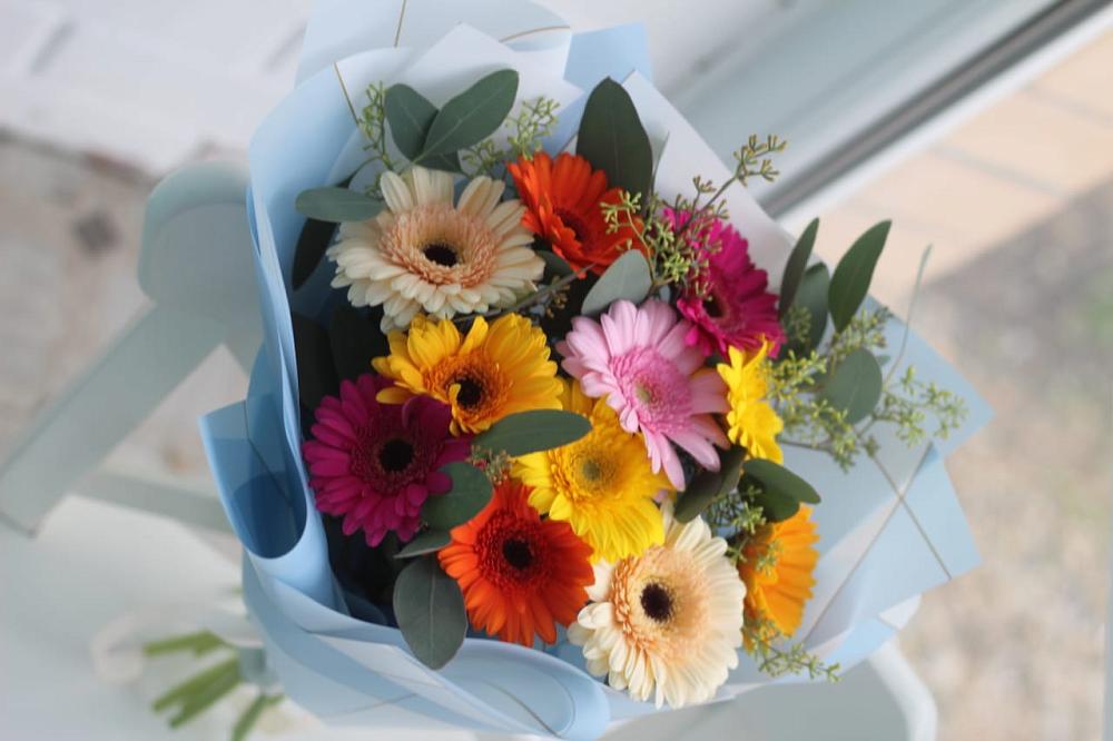 Букет цветов из: Герберы в Каменногорске