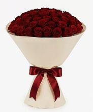 Букет 101 Бордовая роза Блэк Бакарра в Каменногорске