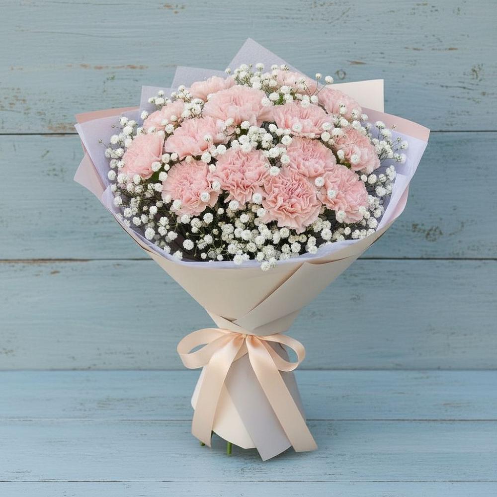 Букет цветов из: Гвоздики в Каменногорске