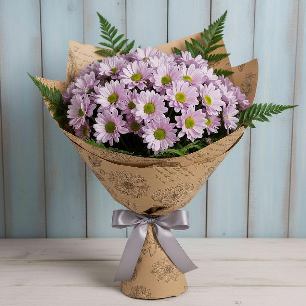 Букет цветов из: Хризантемы в Каменногорске