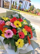 Букет цветов из:  Герберы #REPLACE_PRED# Каменногорске