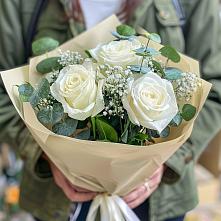 Букет цветов из:  Розы в Каменногорске