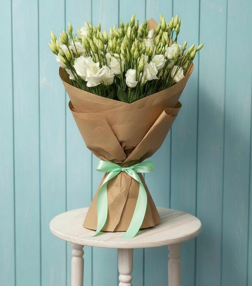 Букет цветов из: Лизиантусы в Каменногорске