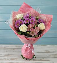 Букет цветов из:  Герберы в Каменногорске
