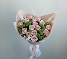 Букет цветов из:  Розы и Хризантемы в Каменногорске