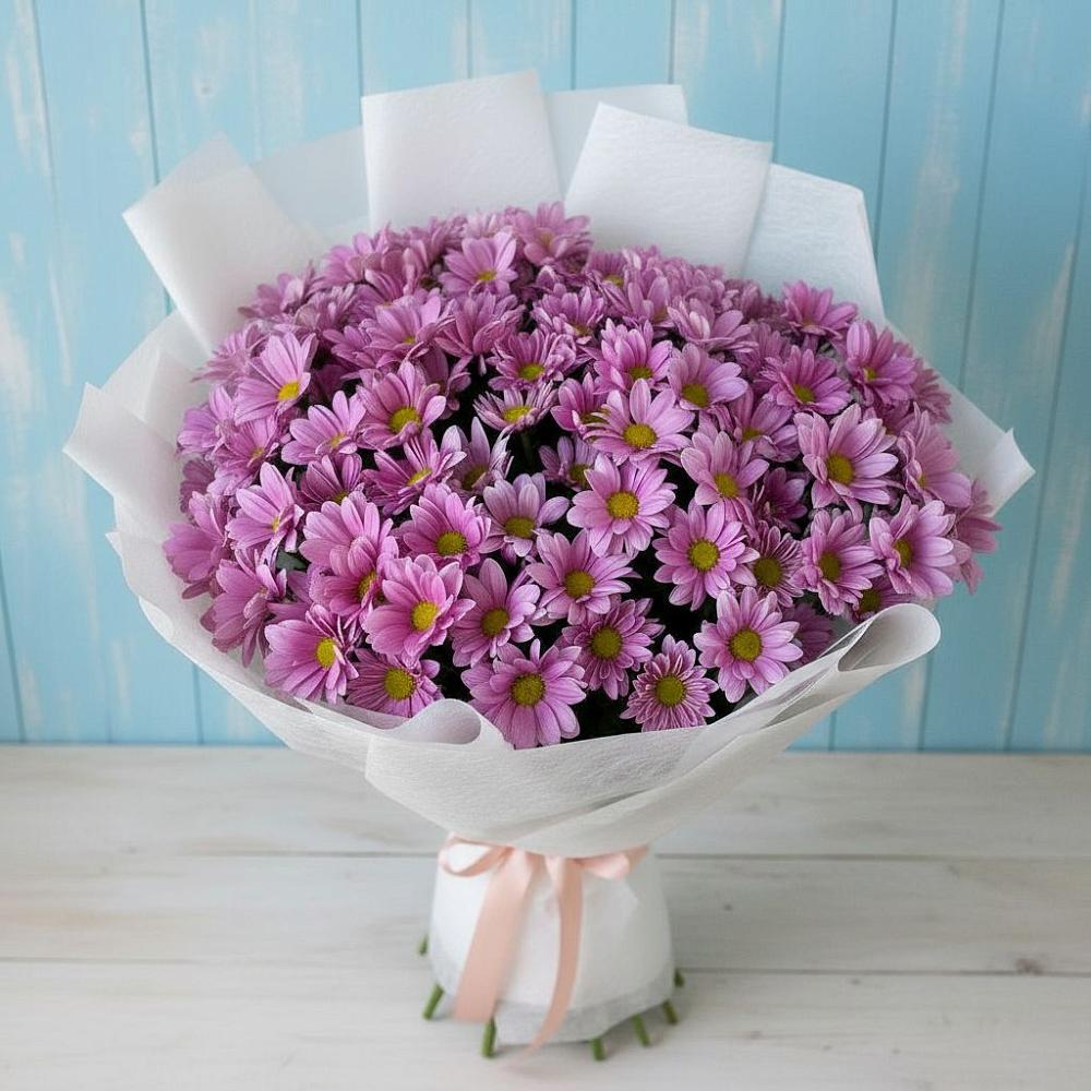 Букет цветов из: Хризантемы в Каменногорске