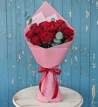 Букет цветов из:  Розы в Каменногорске