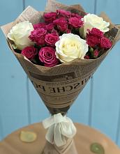 Букет цветов из:  Розы в Каменногорске