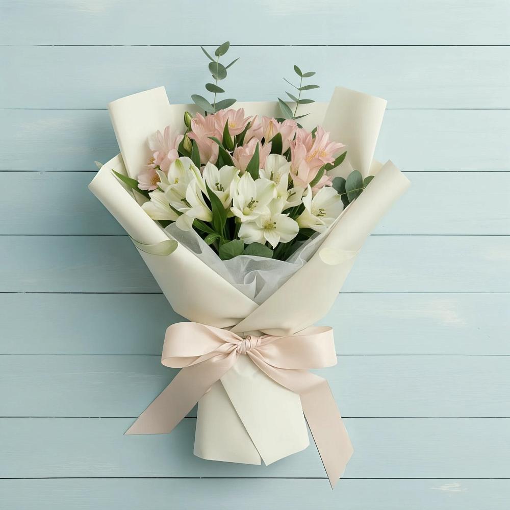 Букет цветов из: Альстромерии в Каменногорске