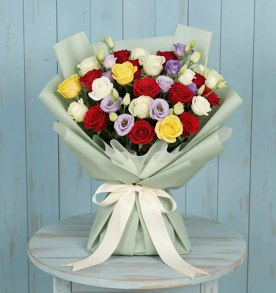 Букет цветов из: Розы в Каменногорске