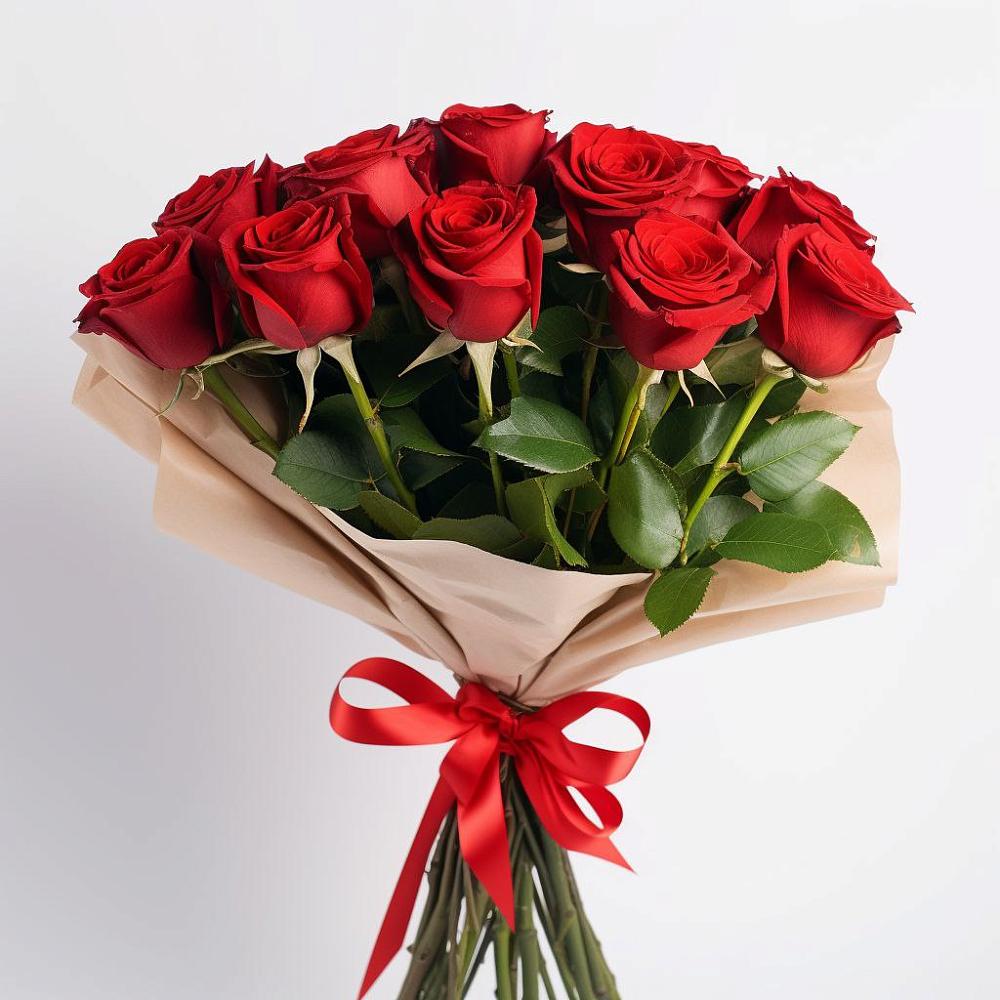 Букет 11 Красных роз Эдлесс Лав в Каменногорске