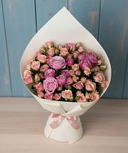 Букет цветов из:  Розы в Каменногорске